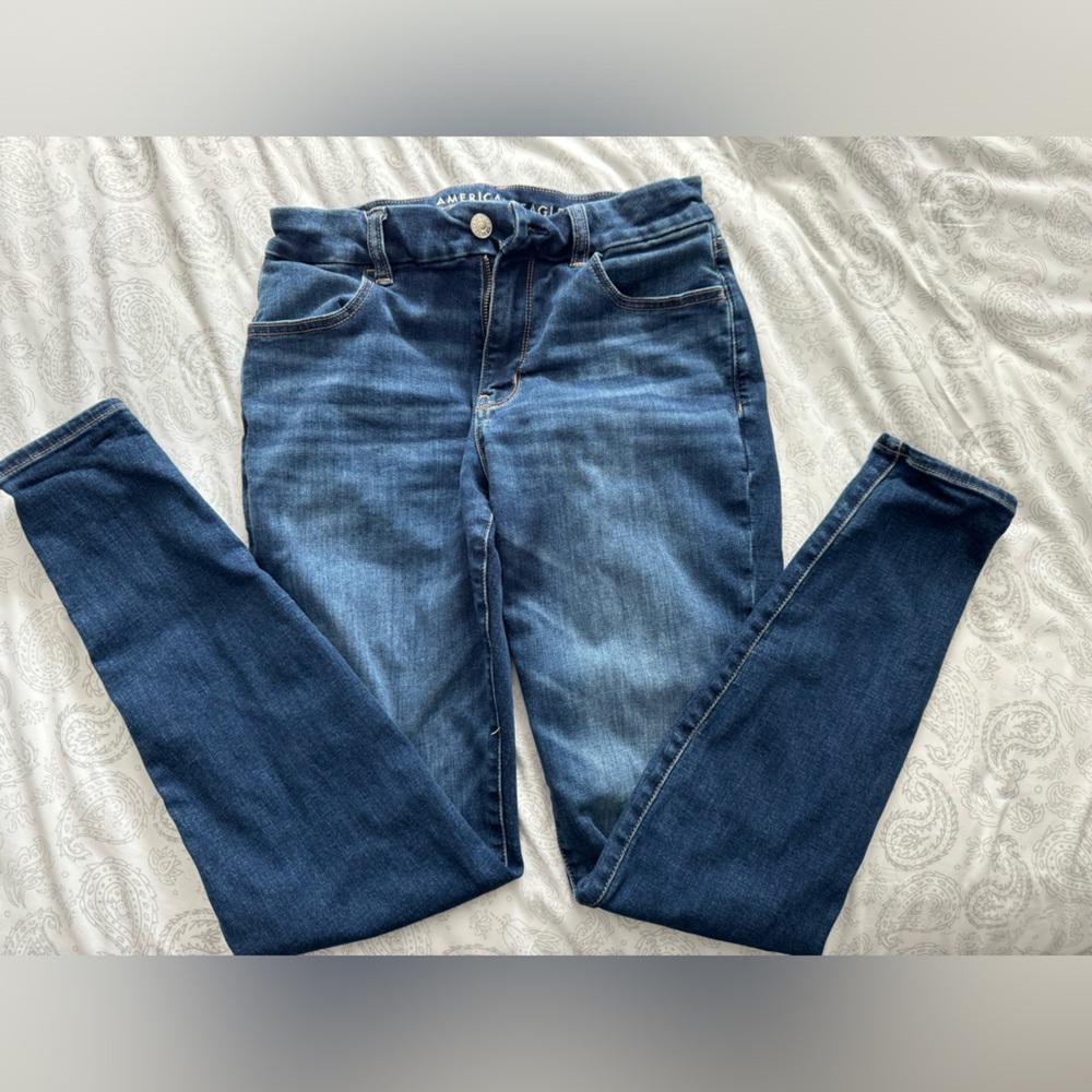 American Eagle Size 6 Long Next Level Stretch CURVY Jegging